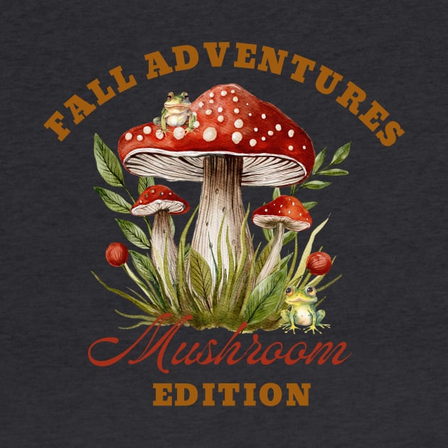 Mushroom Frog by Tuff Tees